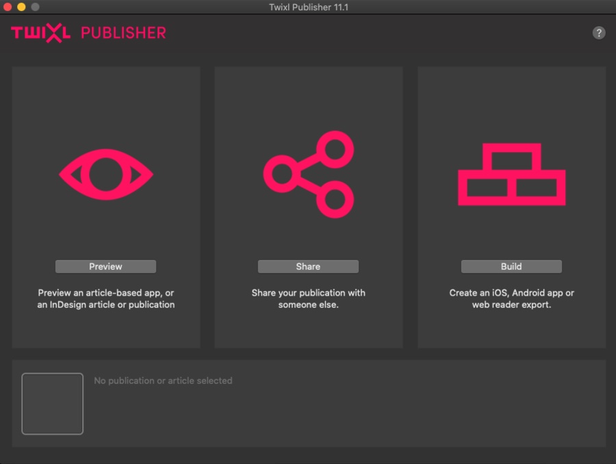 Twixl Publisher 11.6 for Mac|Mac版下载 | 应用开发及发布工具