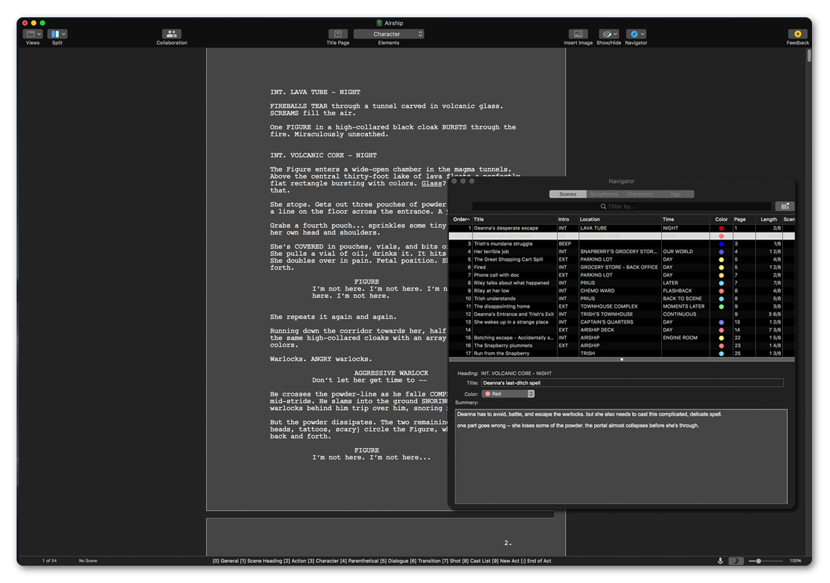 Final Draft 11 11.1.3 for Mac|Mac版下载 | 稿件及剧本创作
