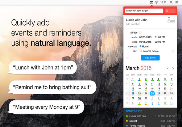 Fantastical 2 2.5.16 for Mac|Mac版下载 | 日历工具