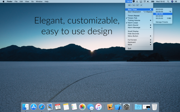 Timey 3 3.3.5 for Mac|Mac版下载 | 菜单栏计时器