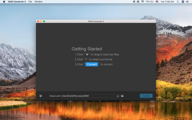 RAW Converter 2 2.6 for Mac|Mac版下载 | RAW照片格式转换