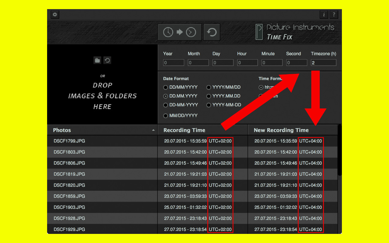 Picture Instruments Time Fix Pro 2.0.4 for Mac|Mac版下载 | 调整相片的时间戳