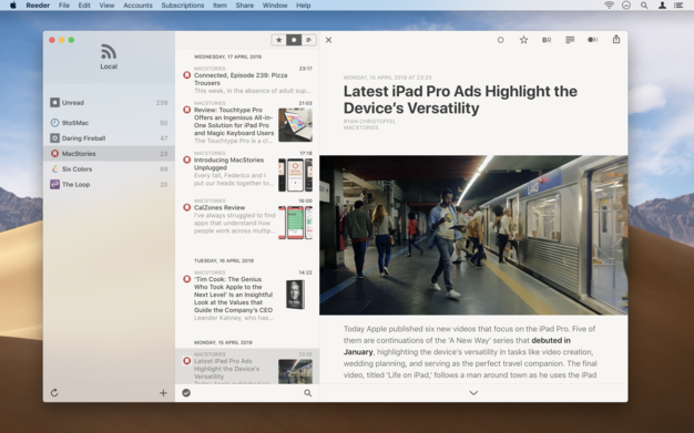 Reeder 4 4.2.5 for Mac|Mac版下载 | 新闻订阅软件