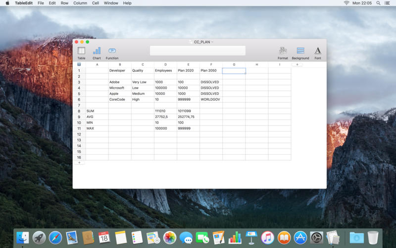 TableEdit 1.4.6 for Mac|Mac版下载 | 电子表格软件