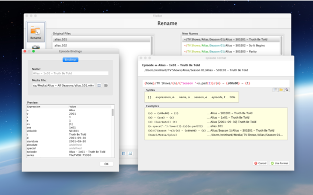 FileBot 4.9.1 for Mac|Mac版下载 | 批量文件重命名工具