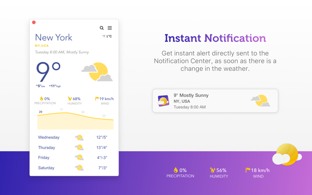 Weather Feel 1.2 for Mac|Mac版下载 | 天气应用