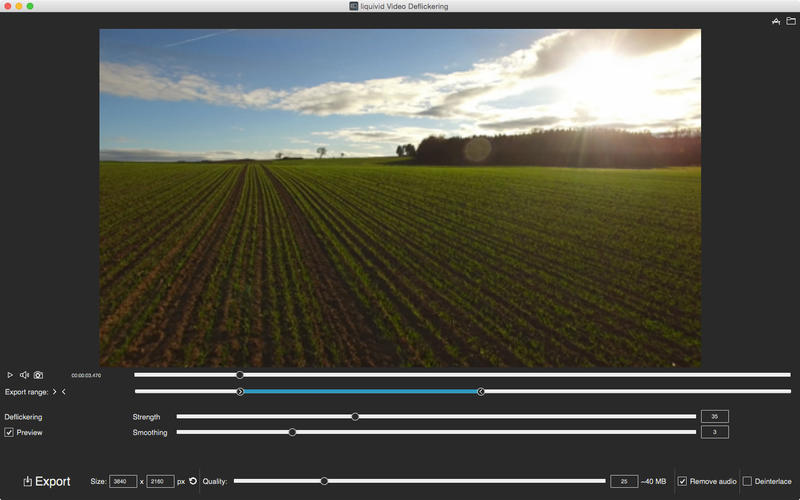 liquivid Video Deflickering 1.4.1 for Mac|Mac版下载 | 减少视频闪烁