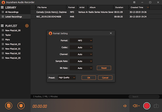 Joyoshare Audio Recorder 1.1.0.5 for Mac|Mac版下载 | 录音软件