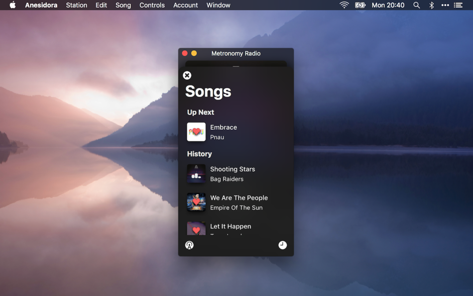 Anesidora 2.00 for Mac|Mac版下载 | Pandora电台客户端