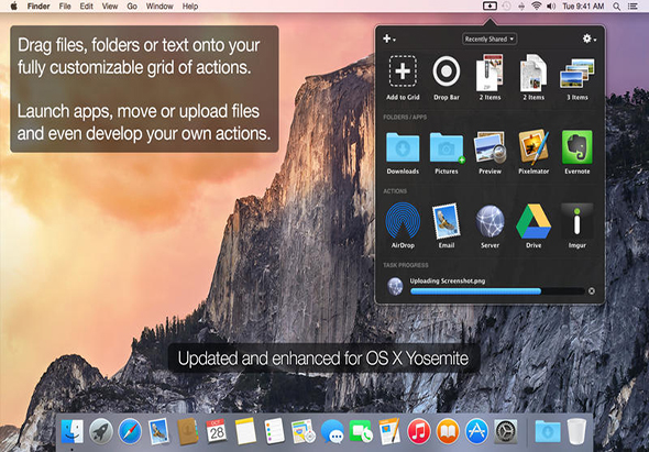 Dropzone 3 3.8.0 for Mac|Mac版下载 | 文件拖拽操作增强工具