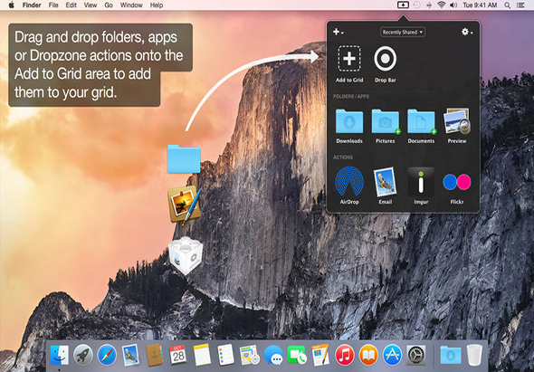 Dropzone 3 3.8.0 for Mac|Mac版下载 | 文件拖拽操作增强工具