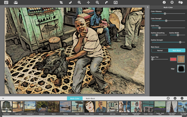 Moku Hanga 1.45 for Mac|Mac版下载 | 将照片转换成木刻版画