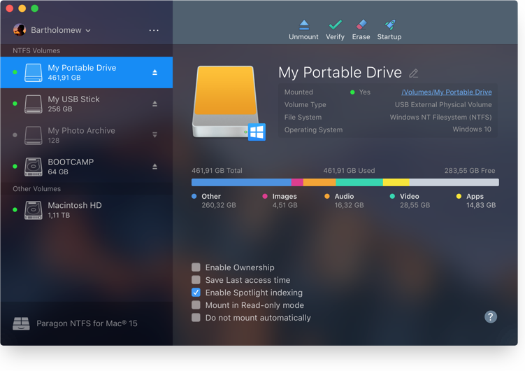Paragon NTFS 15.5.100 for Mac|Mac版下载 | 让Mac读写NTFS格式硬盘