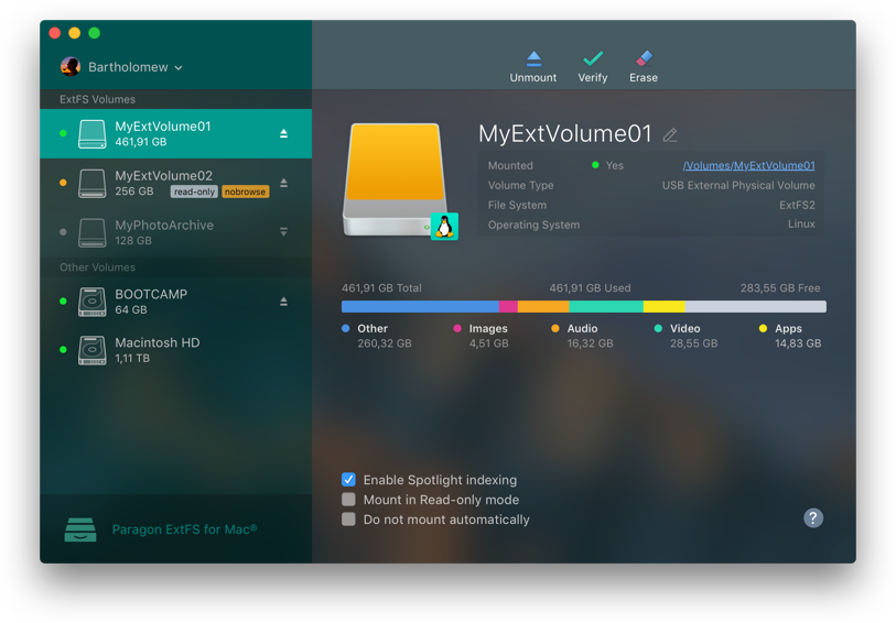 Paragon extFS 11.3.30 for Mac|Mac版下载 | 读写访问extFS格式驱动器