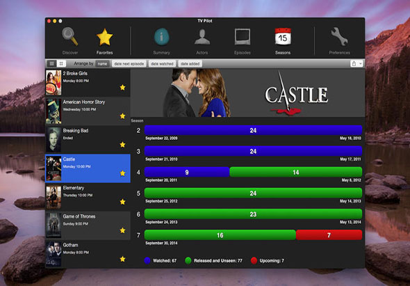 TV Pilot 2.2.0 for Mac|Mac版下载 | 电视剧搜索查询工具