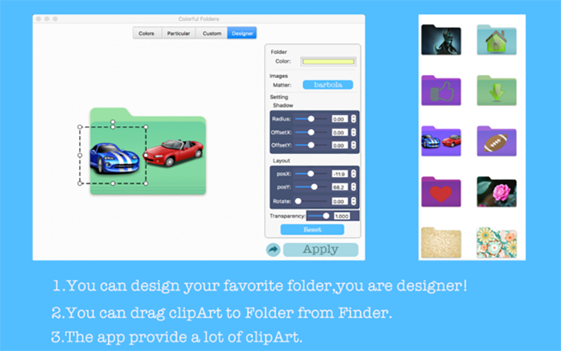 Colorful Folders 2.1.0 for Mac|Mac版下载 | 文件夹图标美化工具
