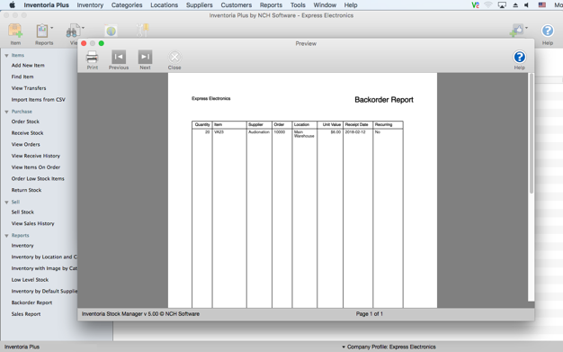 Inventoria Plus 6.0 for Mac|Mac版下载 | 库存管理软件