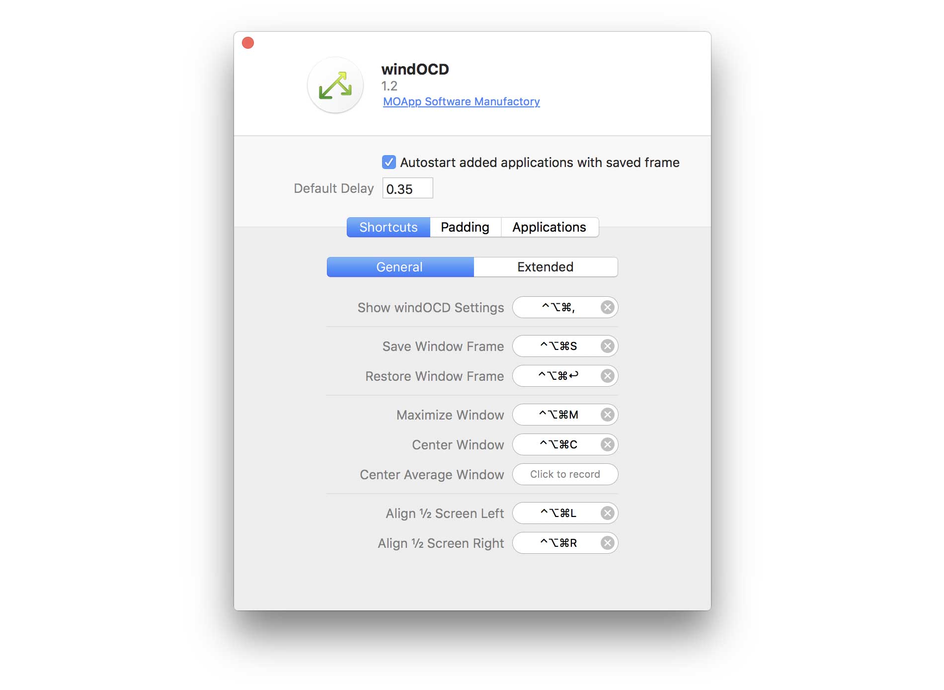 windOCD 1.6 for Mac|Mac版下载 | 窗口排列布局工具