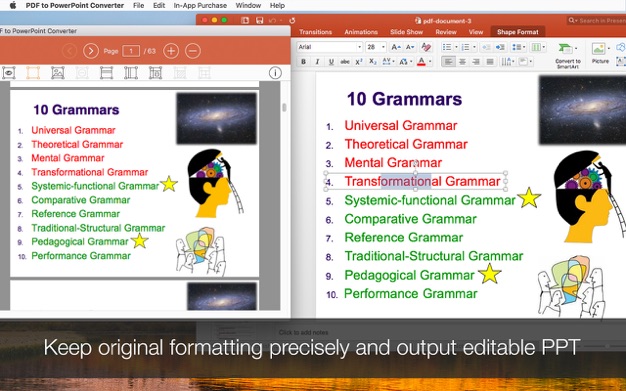 PDF to PowerPoint Converter 6.2.1 for Mac|Mac版下载 | PDF格式转换工具