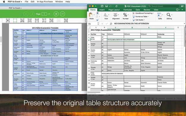 PDF to Excel Converter 6.2.1 for Mac|Mac版下载 | PDF格式转换工具
