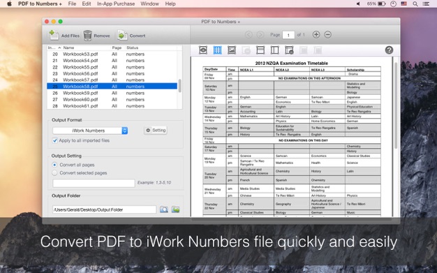 PDF to Numbers Converter 6.2.1 for Mac|Mac版下载 | PDF格式转换工具