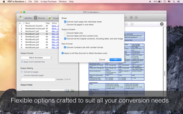PDF to Numbers Converter 6.2.1 for Mac|Mac版下载 | PDF格式转换工具