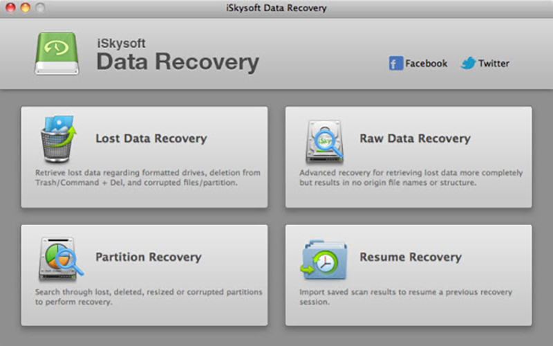 iSkysoft Data Recovery 5.1.1.1 for Mac|Mac版下载 | 数据恢复软件