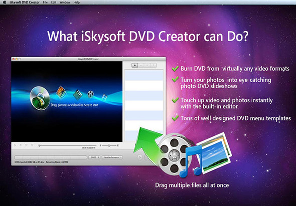 iSkysoft DVD Creator 6.0.0 for Mac|Mac版下载 | DVD刻录软件
