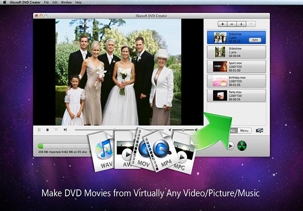 iSkysoft DVD Creator 6.0.0 for Mac|Mac版下载 | DVD刻录软件