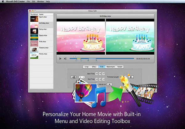 iSkysoft DVD Creator 6.0.0 for Mac|Mac版下载 | DVD刻录软件