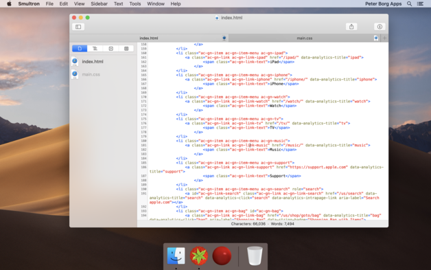 Smultron 11 - Text editor 11.2.7 for Mac|Mac版下载 | 文本编辑器