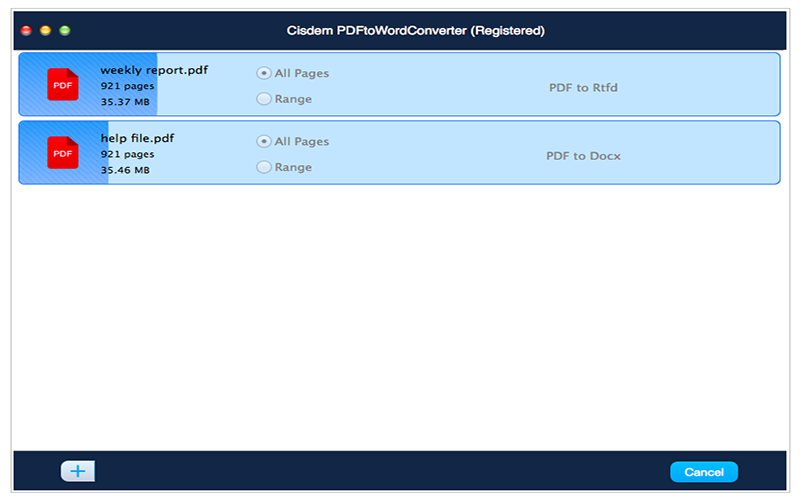 Cisdem PDF to Word Converter 7.0.0 for Mac|Mac版下载 | PDF文件格式转换工具