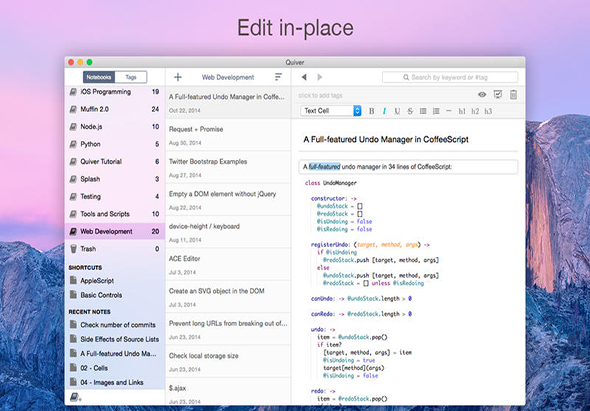 Quiver 3.2.7 for Mac|Mac版下载 | 笔记软件