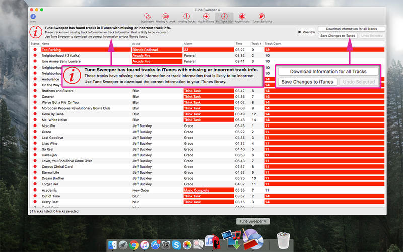 Tune Sweeper 4.19.2 for Mac|Mac版下载 | iTunes音乐管理工具