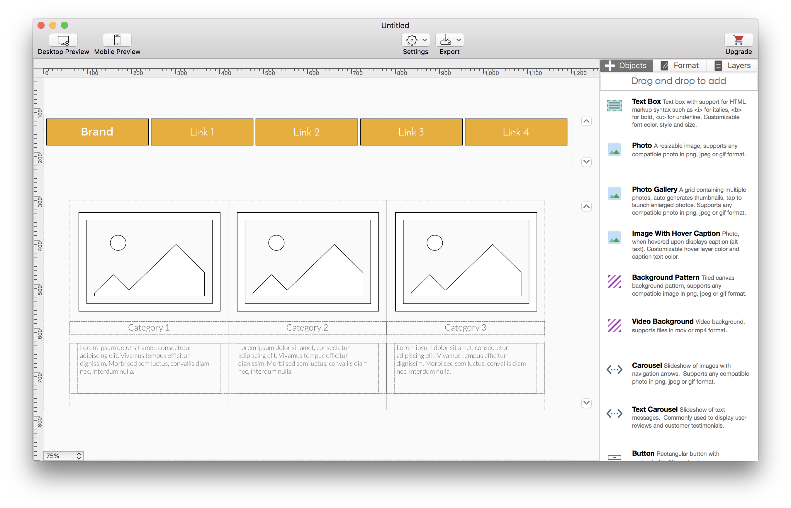 Wolf Landing Page Designer 1.36.1 for Mac|Mac版下载 | 移动网页设计软件