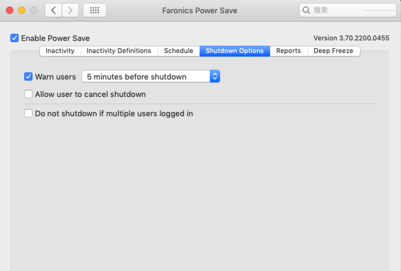 Faronics Power Save 3.7.0 for Mac|Mac版下载 | 智能电源管理软件