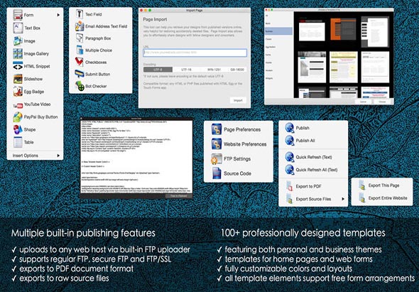 HTML Egg Pro 7.80.9.1 for Mac|Mac版下载 | 网页制作软件