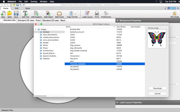 Disketch Plus 5.03 for Mac|Mac版下载 | DVD标签制作软件