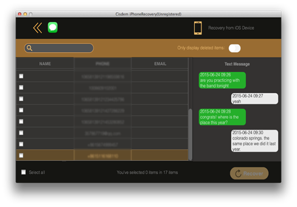 Cisdem iPhone Recovery 3.7.0 for Mac|Mac版下载 | iphone数据恢复软件