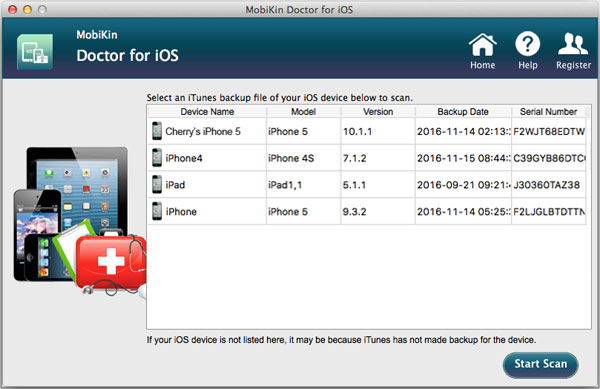 Mobikin Doctor for iOS 1.0.19 for Mac|Mac版下载 | iOS数据恢复软件