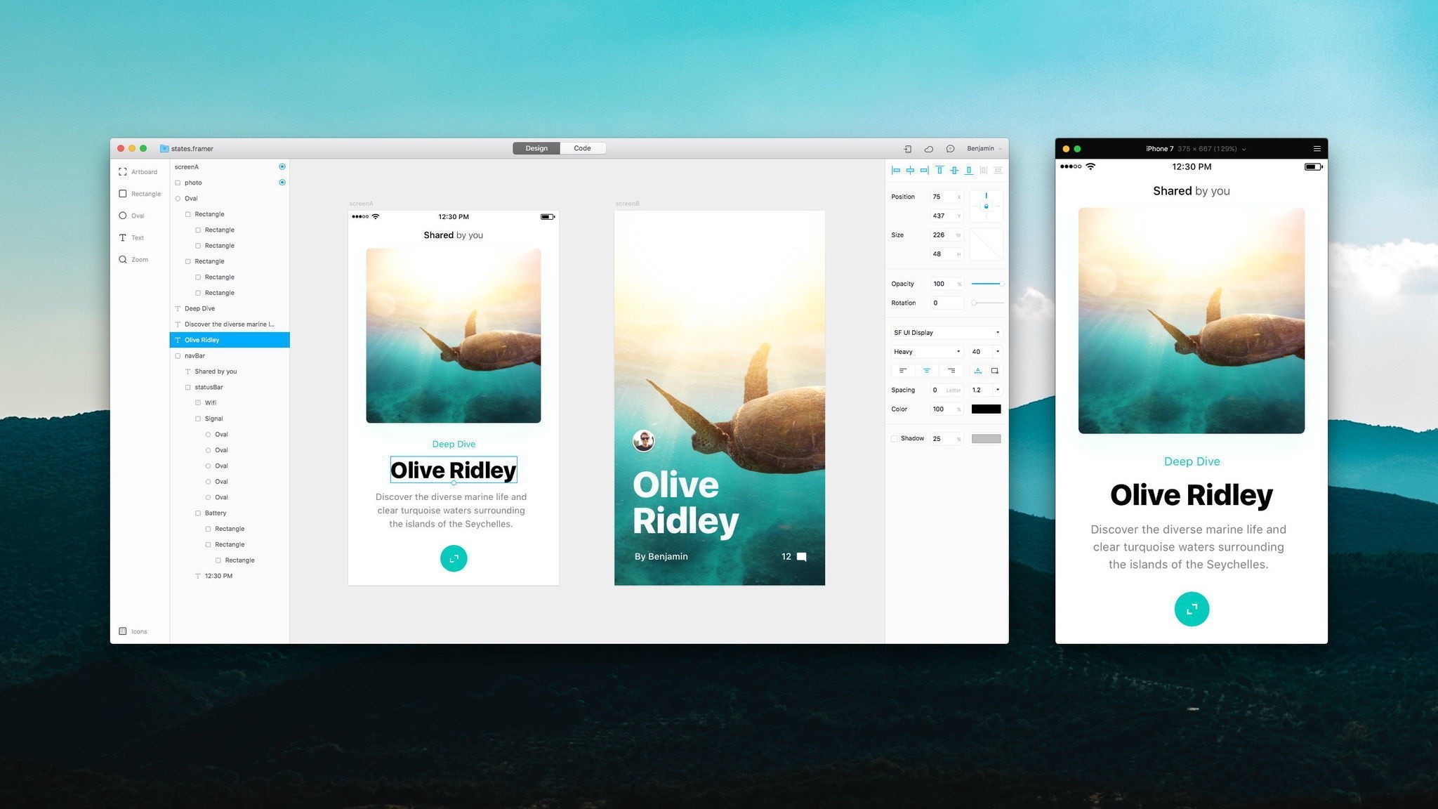  Framer Studio 124 for Mac|Mac版下载 | 移动交互原型设计工具