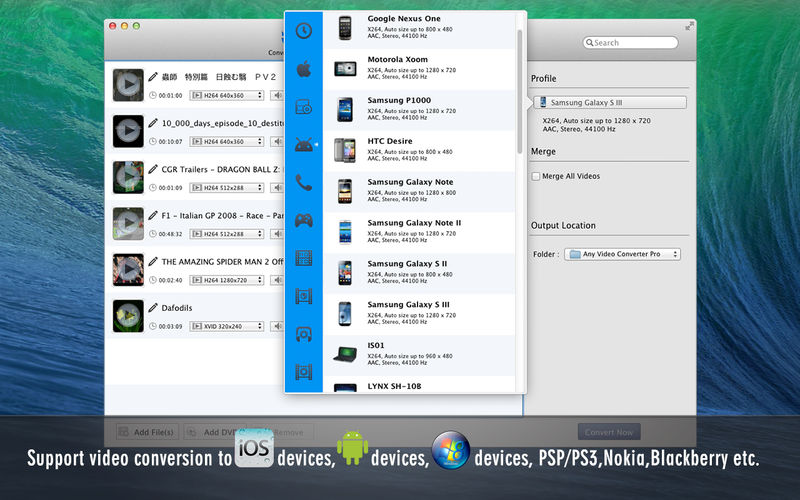 Any Video Converter Pro 7.2.0 for Mac|Mac版下载 | 万能视频转换器