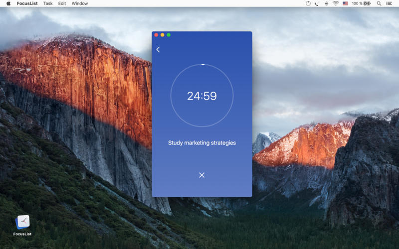 FocusList 1.0.11 for Mac|Mac版下载 | 工作定时器