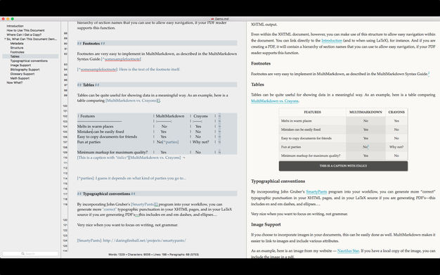 MultiMarkdown Composer 4 4.5.1 for Mac|Mac版下载 | Markdown文本编辑器
