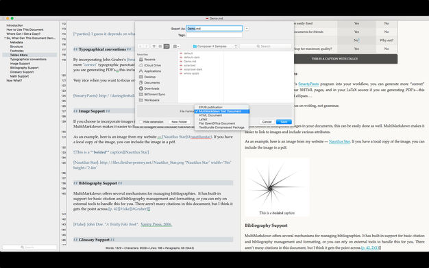 MultiMarkdown Composer 4 4.5.1 for Mac|Mac版下载 | Markdown文本编辑器