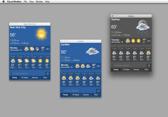 ClassicWeather Premium 4.0.1 for Mac|Mac版下载 | 天气应用