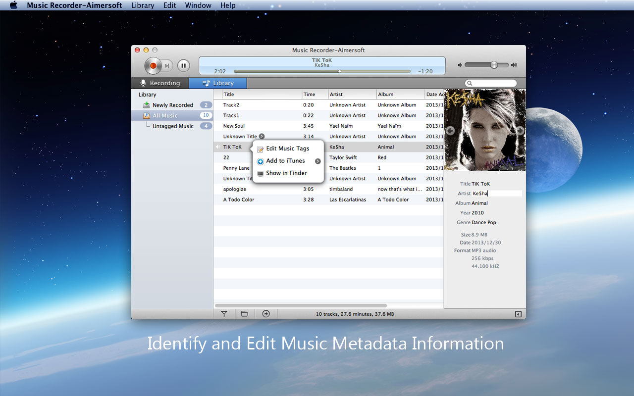 Aimersoft Music Recorder 2.4.3 for Mac|Mac版下载 | 录音软件