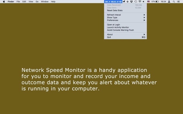 Network Speed Monitor 2.4.1 for Mac|Mac版下载 | 网络监测工具