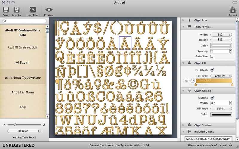 Glyph Designer 2.1 for Mac|Mac版下载 | 字体设计工具