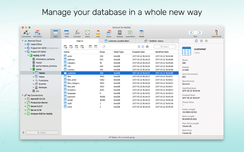 Navicat for MySQL 12.1.13 for Mac|Mac版下载 | 数据库管理和开发工具
